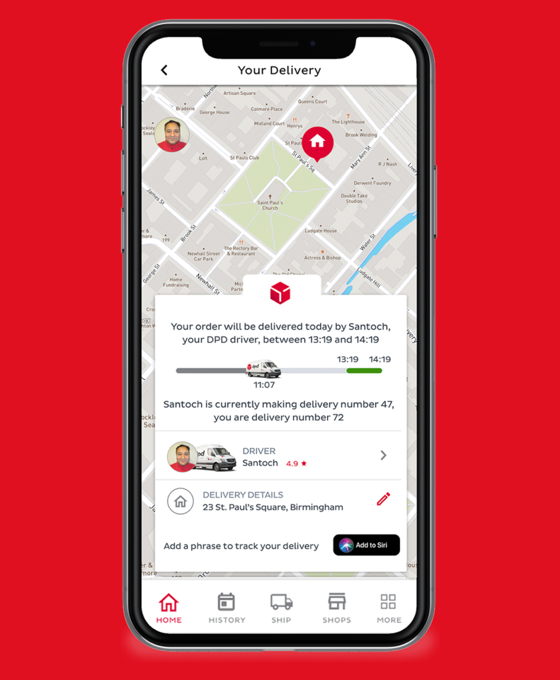 DPD delivery service - Fixing Point delivery